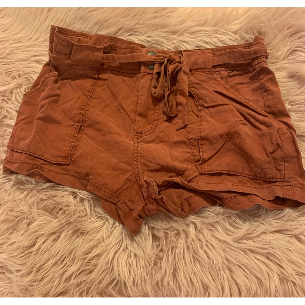 Free People Burnt Orange Shorts